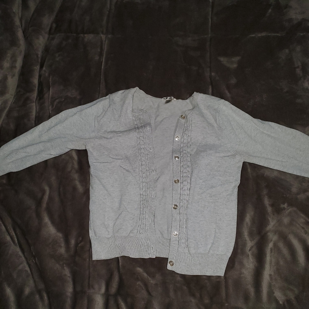 Cream colored cardigan